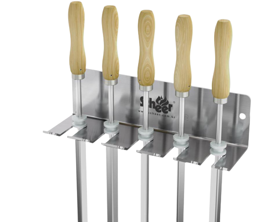 Small Skewer Holder. Holds up to 5 Single Skewers
